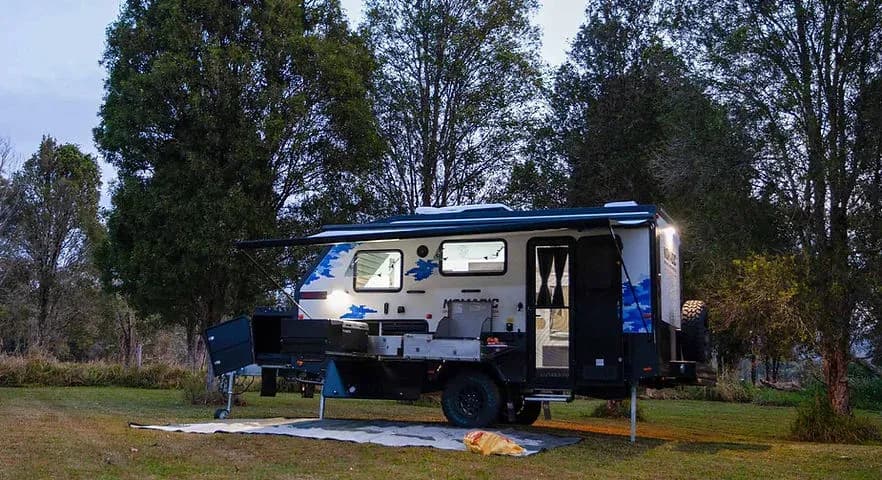 External kitchen fully deployed
